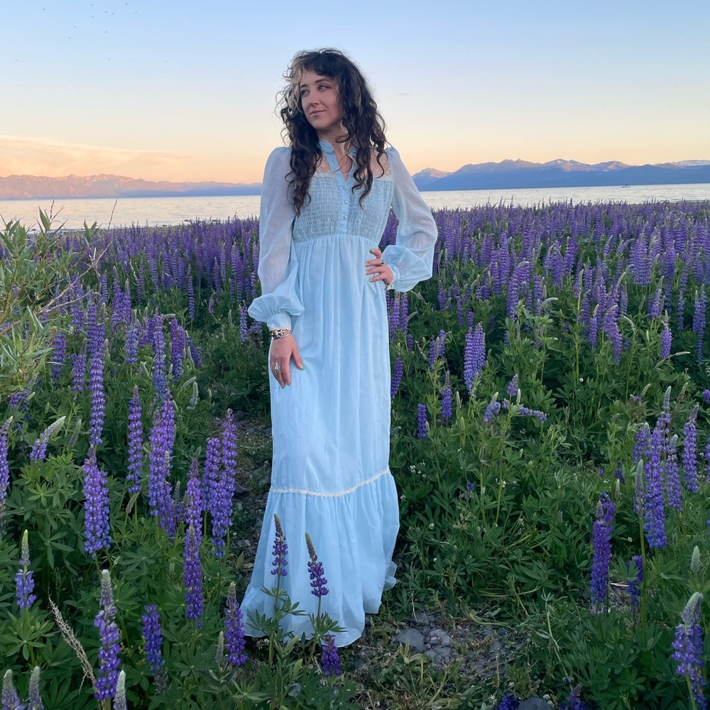 1970’s Vintage Prairie Dress